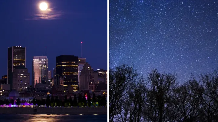 ۷ مکان مناسب برای تماشای بارش شهابی ماه اوت در مونترال و اطراف آن