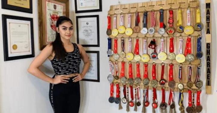 نگاهی به زندگی مهتا قرایی، از قهرمانی کاراته کانادا تا انتخاب دختر شایسته