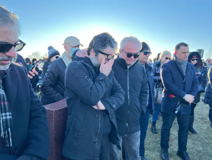 حضور جاستین ترودو و حامد اسماعیلیون در سومین مراسم سالگرد هواپیمای اوکراینی