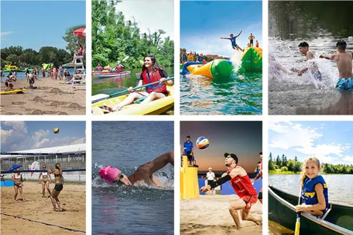 یک روز کامل: شنا، حمام آفتاب، ساخت قلعه‌ با ماسه و...