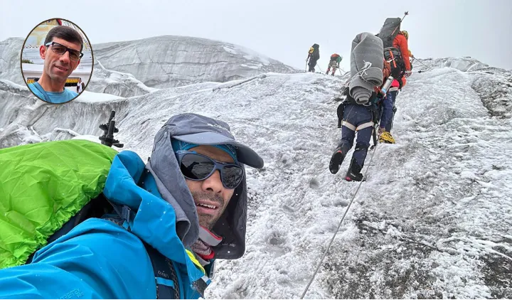 افشین اصغرزاده در راه ماموریتی غیرممکن:‌ فتح ۱۴ بلندترین قله‌ جهان 