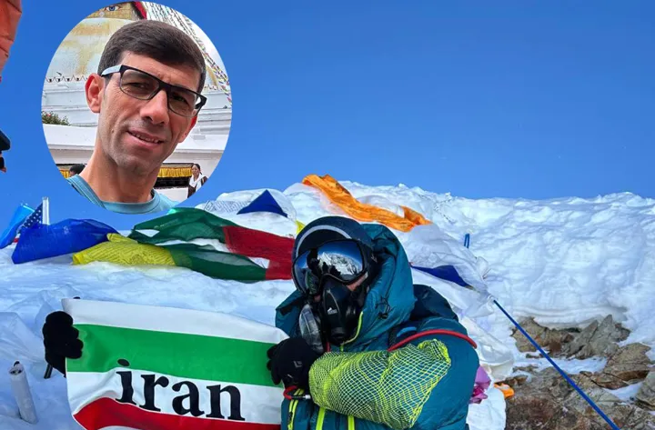 پرواز افشین اصغرزاده به‌سوی قله‌ی اورست