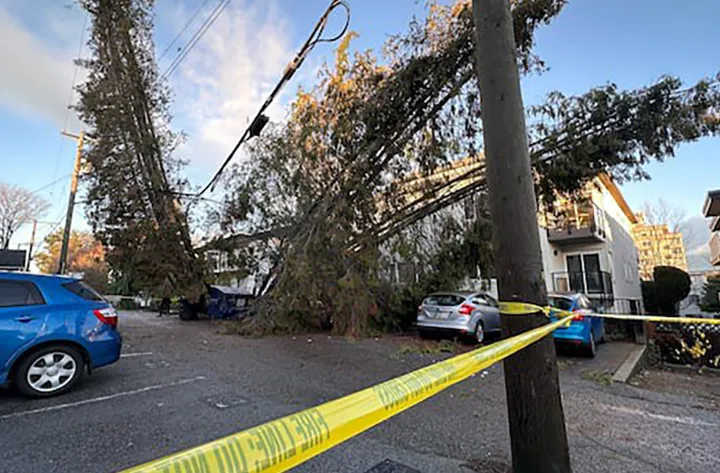 طوفان بی‌سابقه در بریتیش کلمبیا، هزاران نفر بدون برق